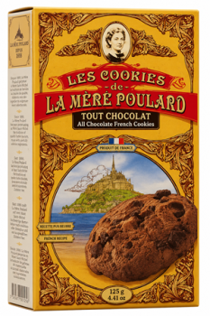 Großer fluffiger Cookie aus der Bretagne mit Schokolade